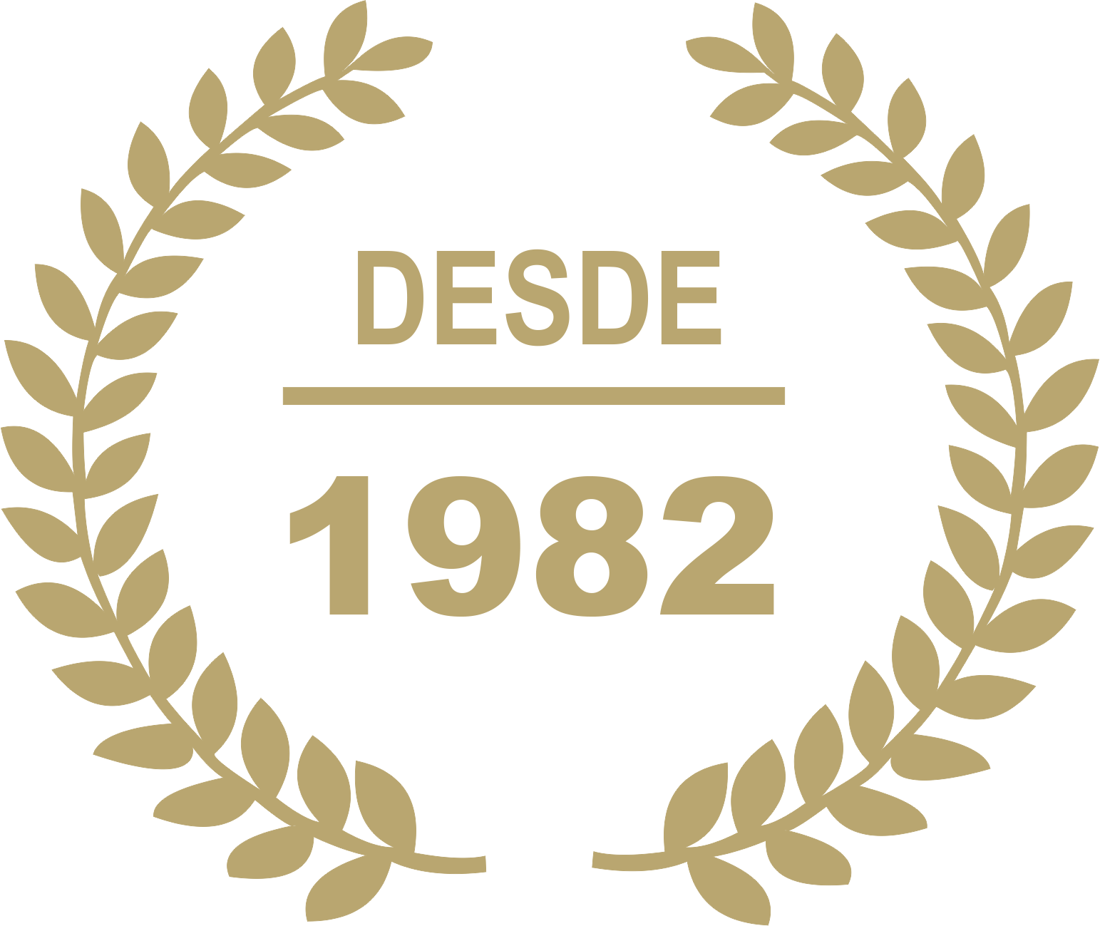 Selo Desde 1982 da Cl&iacute;nica Gattass Ferreira